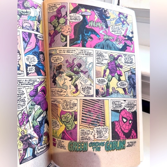 🕷️ Rare Vintage 1970’s Marvel The Amazing Spider-Man Green Goblin Comic #177 - Picture 2 of 16